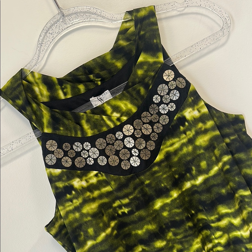 Worthington Sz Small Tie Dye Embellished Tank Top • NWT!